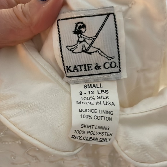 Silk Christening Gown - Picture 6 of 12